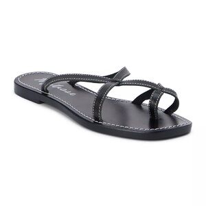 Matisse Black Strappy Sandals